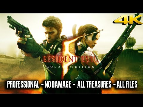 RESIDENT EVIL 5 (PC) - FULL GAME | Professional - No Damage - Solo - No Upgrades【4K60ᶠᵖˢ UHD】