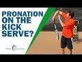 TENNIS SERVE | Should You Pronate On Your Tennis Kick Serve