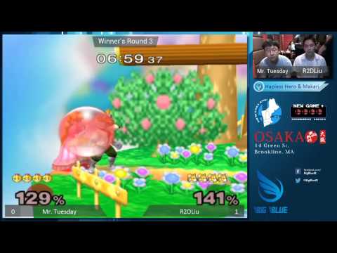 New Game Plus X - Mr Tuesday (Peach) vs R2DLiu (Fox) WR3
