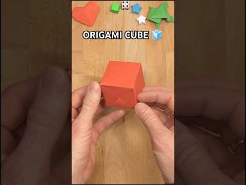 EASY PAPER CUBE ORIGAMI STEP BY STEP | HOW TO MAKE CUBE ORIGAMI INCL ART