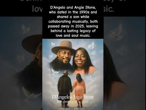 D’Angelo & Angie Stone — Gone Too Soon! Both Pass Away in 2025 After a Legendary Love Story #dangelo