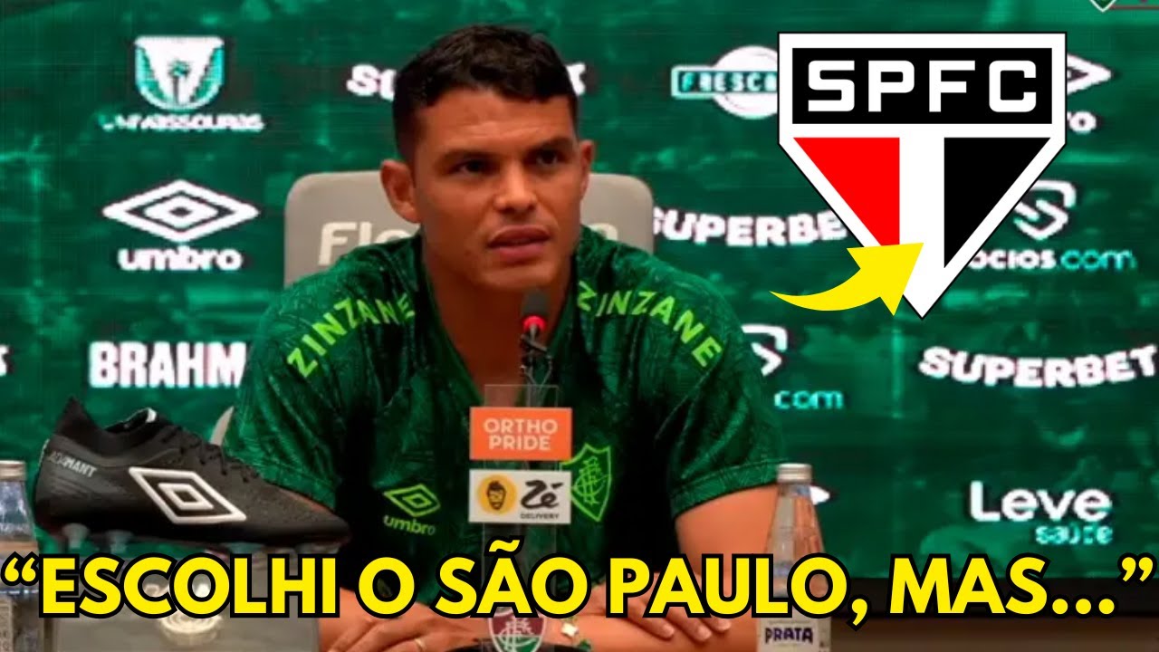 CHAPÉU NO SANTOS! OLHA OQUE O THAIGO SILVA FALOU APÓS ACERTO COM O SÃO PAULO! NOTICIAS DO SÃO PAULO
