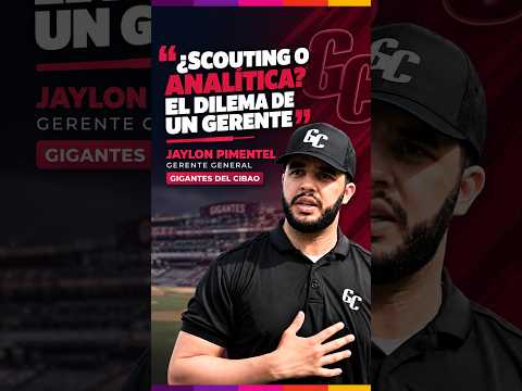 ¿Scouting o analítica? 👀⚾📊 | Jaylon Pimentel | Gigantes del Cibao | #LIDOM #Baseball