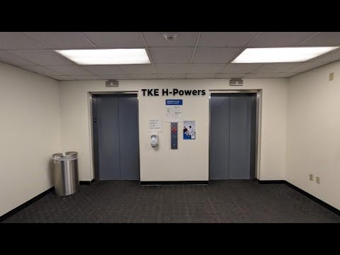 TKE H-Power hydraulic elevators at the Kaiser Permanente Garage in Falls Church VA