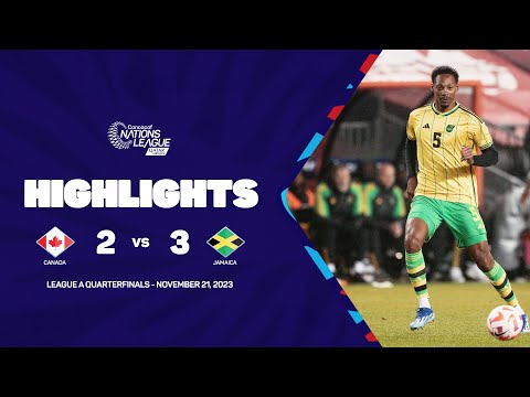 Highlights | Canada vs Jamaica | 2023/24 Concacaf Nations League