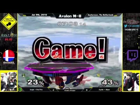 M-II - Jeapie +  Prof Pro Vs Zgetto + Adam - SSBM Doubles Winners Final