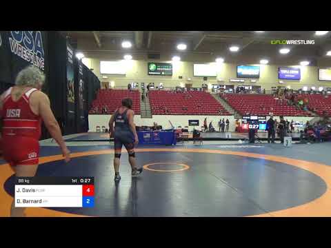 2018 Marine Corps US Open/Masters E Freestyle 88 RR Rnd 3 - Jeff Davis (Flor) Vs. Dean Barnard (MF