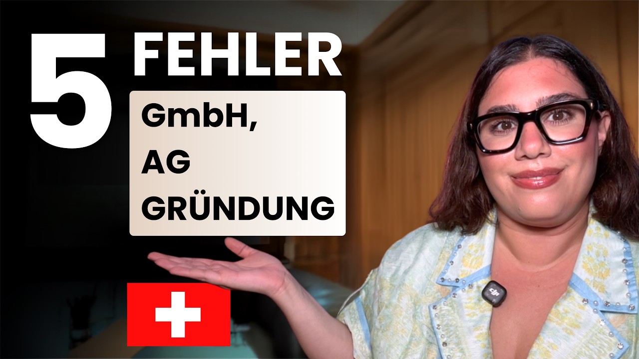 Firma gründen in der Schweiz! 5 fatale Fehler! — Delal Iscan-Stamate