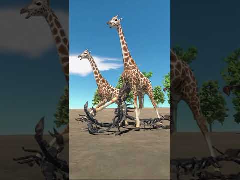 Battle Royale Emperor Scorpion vs Giraffe