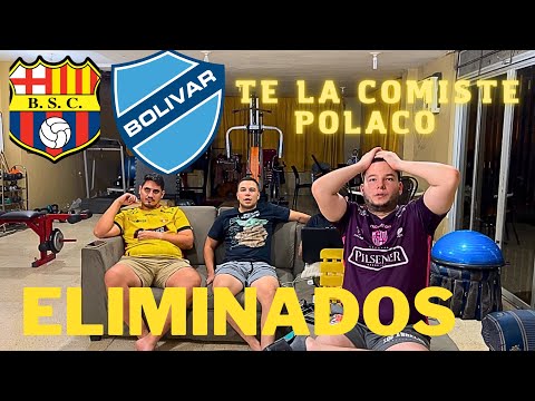 Bolívar 1 vs Barcelona SC 0 || Reacción de Amigos || Copa Libertadores 2023