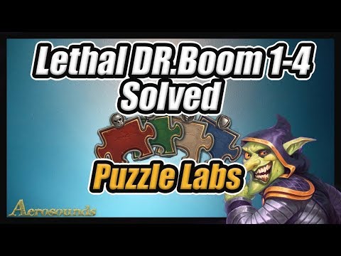 Lethal Dr.Boom 3/4 Puzzle Solutions - Hearthstone Puzzle Labs
