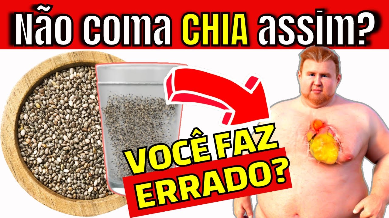 Coma CHIA da maneira correta e perca peso e baixe os triglicerídeos | como ativar sementes de chia