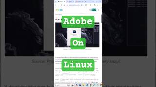 Adobe Software on Linux