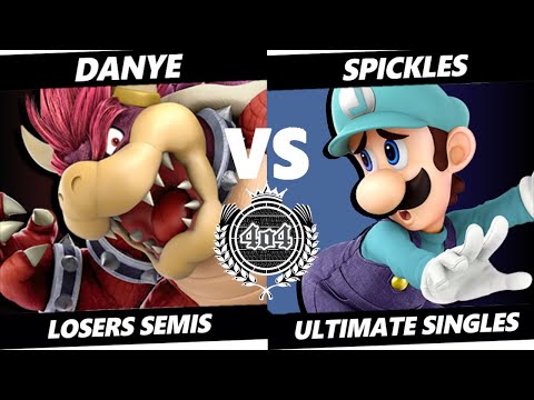 4o4 Smash Night 39 - Kuma| Danye (Bowser) vs ACE| Spickles (Luigi) - Losers Semi-Final