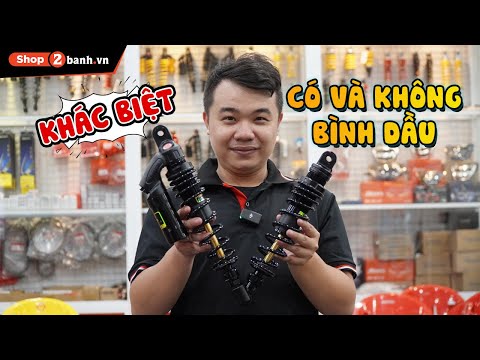Sự khác nhau giữa phuộc có bình dầu và phuộc không bình dầu