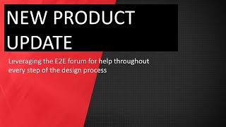 NPU: Leveraging the E2E forum for help throughout every step of the design process