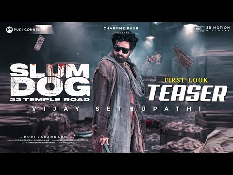 SLUMDOG - First Look TEASER | Vijay Sethupathi | Tabu | Puri Jagannadh | #PuriSethupathi