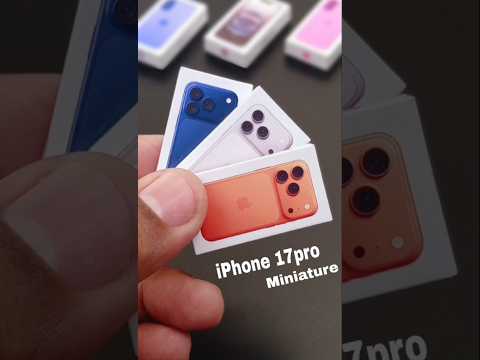 miniature iPhone 17pro #shorts