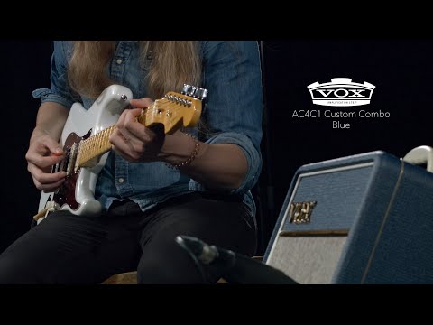 Vox AC4C1 Custom Combo, Blue | Gear4music demo