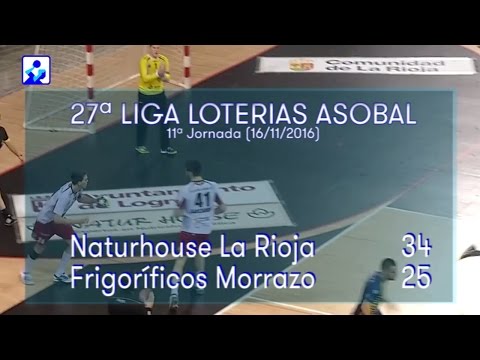 LIGA LOTERIAS ASOBAL J11 Naturhouse La Rioja - Frigoríficos del Morrazo 34 - 25