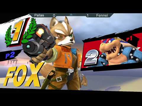 Smash4 ~ Pallas (Bowser) vs Fennel (Fox/Rosalina)