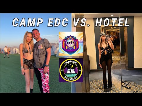 edc las vegas: camp vs. hotel (pros & cons)