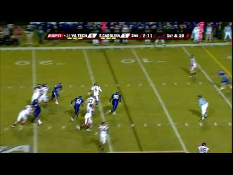 2009 Virginia Tech Hokies vs East Carolina Pirates (ESPN Highlights)