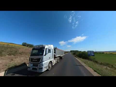 Driving on Vaslui Romania