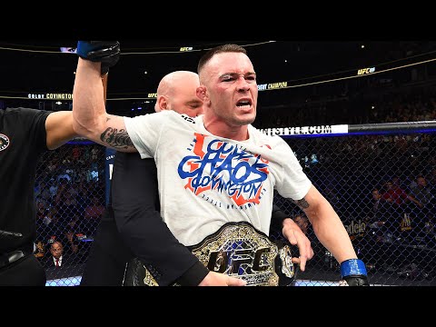 Crowning Moment: Colby Covington Secures Interim Welterweight Title After War with dos Anjos 👑
