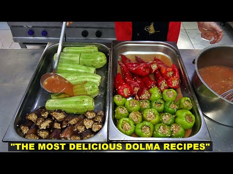 How to Make Mixed Vegetable Dolma Recipe for 20 - Delicious Turkish Stuffed Vegetables