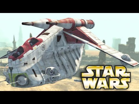 LAAT Gunships vs CIS Battle Droids! - Ultimate Star Wars Mod | Men of War: Assault Squad 2