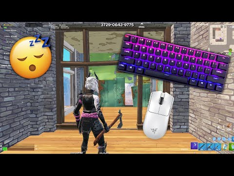 SteelSeries Apex Pro Mini😍Fortnite Keyboard and Mouse Sounds ASMR 240 FPS 4K