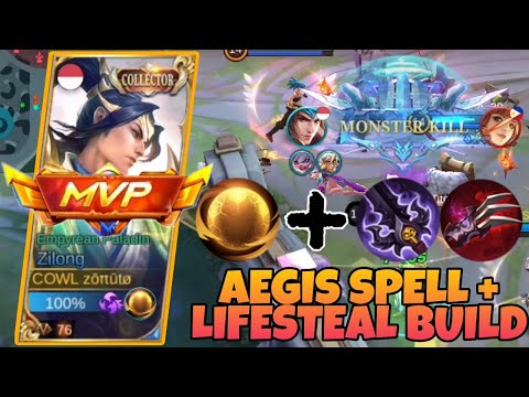 ZILONG AEGIS SPELL + LIFESTEAL BUILD IS BROKEN!!! [Must Watch This!] | Zilong Best Build 2022 ~ MLBB