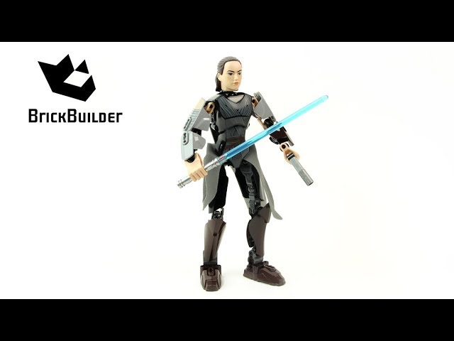 Vídeo relacionado con LEGO Star Wars - Figura articulada para construir de Rey (75528)