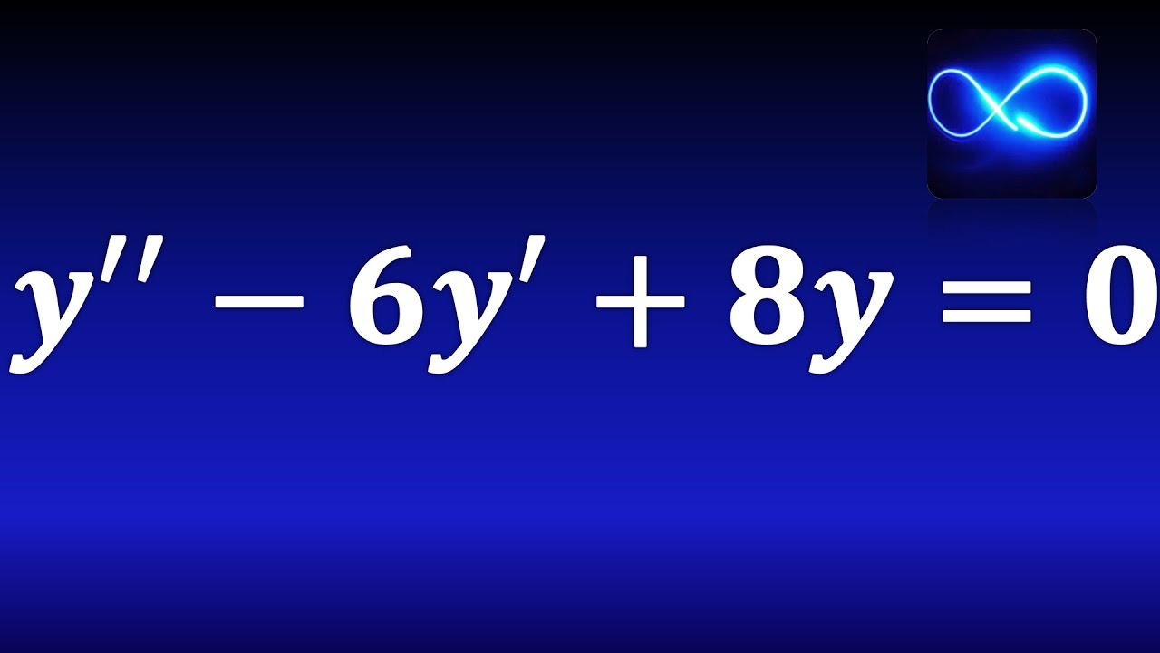 86. Ecuación diferencial de coeficientes constantes (segundo orden, homogénea) EJERCICIO RESUELTO