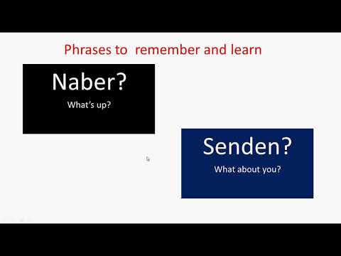 LEARN DAILY  11 DIALOGS IN TURKISH -  BEST 11 TURKISH DIALOGS