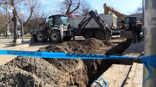 Започна подвързването на нов водопровод на ул. "Груди Кирков" в Димитровград