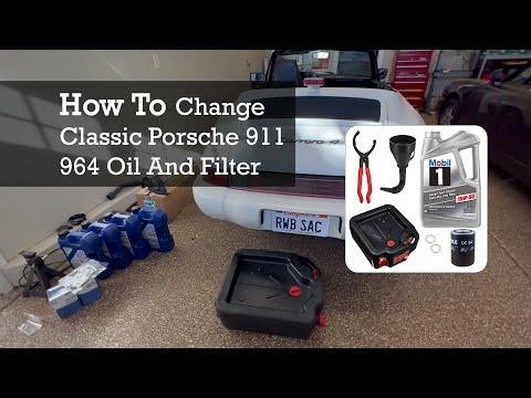 How To Change Classic Porsche 911 964 Oil and Filter