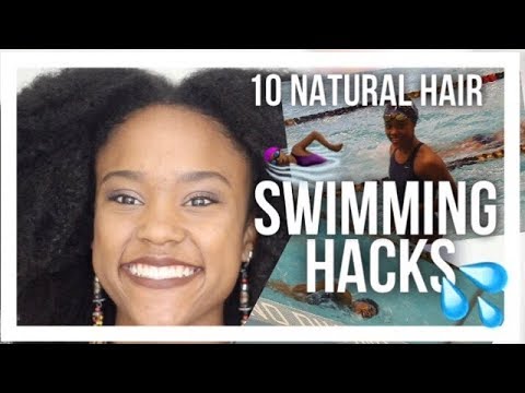 10 Natural Hair Swimming Hacks from a Competitive...