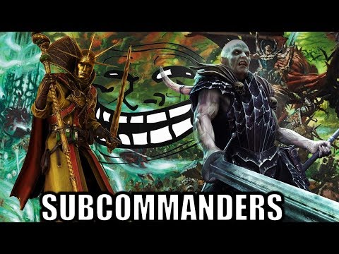 Epic FAIL or Epic WIN? LEGENDARY Subcommanders - Total War Warhammer 2 Battle of the Gods