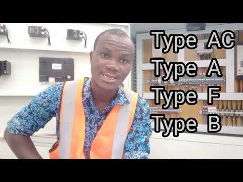 Types of RCD  and where to use them | Type AC, A, F, B