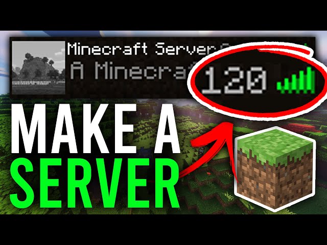 A fantastic Minecraft server. I will build a Minecraft server for you.