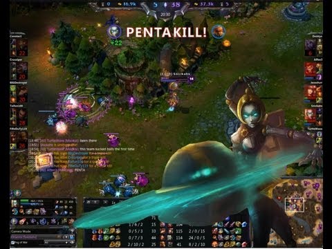 League of Legends: Orianna pentakill