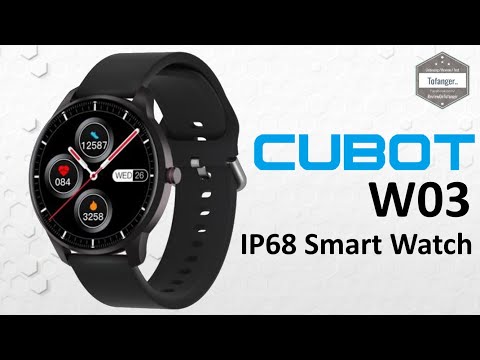 CUBOT W03 Smartwatch - GloryFit App - IP68 connected watch - Unboxing