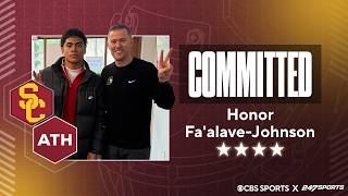 WATCH: 4-star ATH Honor Fa'alave Johnson Commits to USC  | No. 22 Overall Player