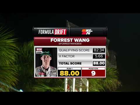 FORREST WANG 88 Point Qualifying Run at Formula DRIFT Orlando 2023 - PRO, Round 3