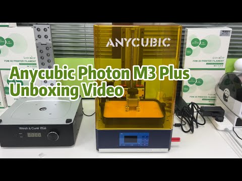 Unboxing & Setup, Amazing Light-curing 3D Printer, Anycubic Photon M3 Plus