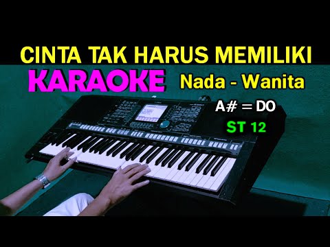 CINTA TAK HARUS MEMILIKI - ST 12 | KARAOKE Nada Wanita, HD