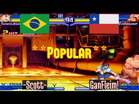 Street Fighter Alpha 3 (FT10) - -Scott- (BR) vs GanFleim! (CL) - 2021-04-05