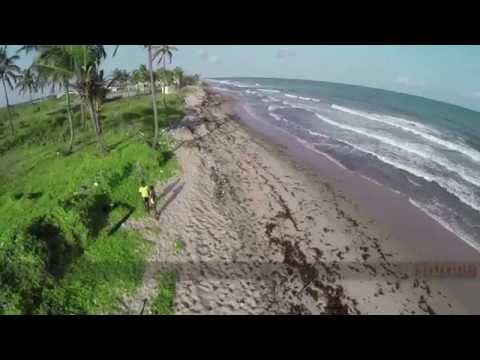 Atican Beach, Lagos: Filmed with a Drone [hq]